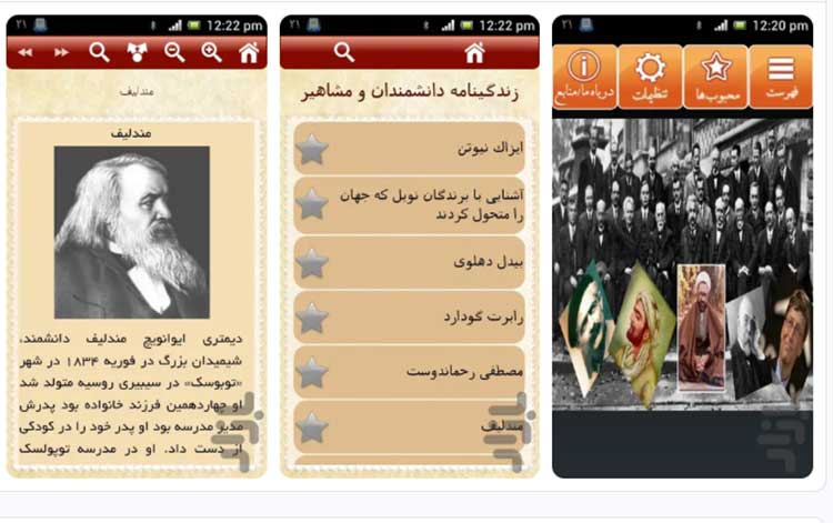 زندگینامه دانشمندان و مشاهیر