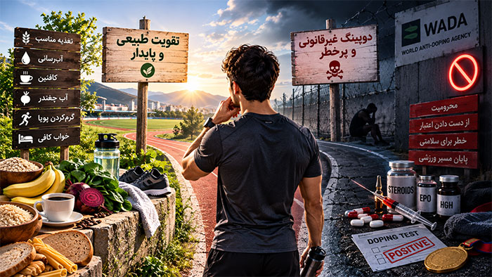 آموزشی تفاوت دوپینگ طبیعی با دوپینگ غیرقانونی