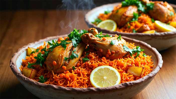 استانبولی کلاسیک مرغ و عدس قرمز (ساده، خانگی و همه‌پسند)