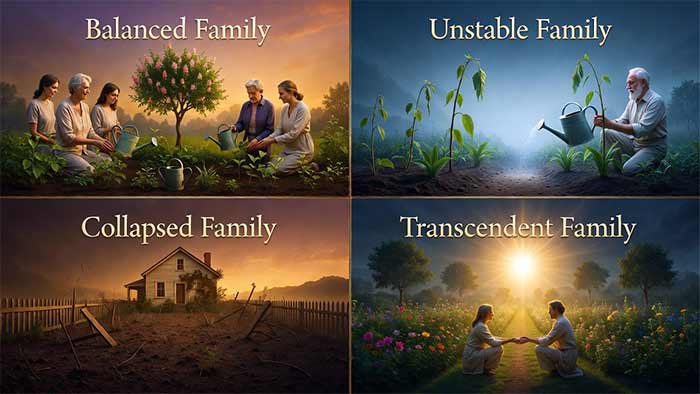 انواع خانواده در چارچوب دیدگاه راجرز