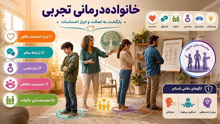 PDF رایگان خانوادهدرمانی تجربی