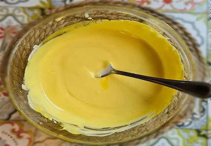 آشپزی ماست و زعفران برای ته چین